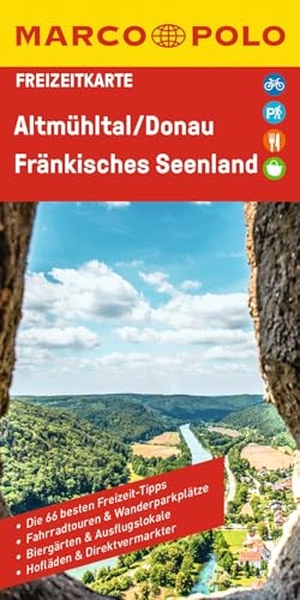 MARCO POLO Freizeitkarte 36 Altmühltal, Donau, Fränkisches Seenland 1:110.000 - 1:110 000, Fränkisches Seenland. Mairdumont, 2022.