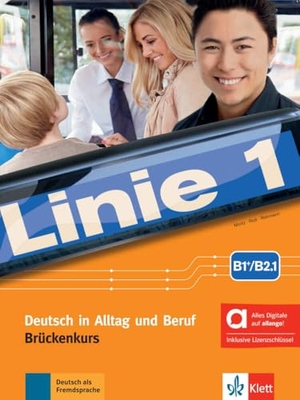 Moritz, Ulrike / Rodi, Margret et al. Linie 1 B1+/B2.1 - Hybride Ausgabe allango - Deutsch in Alltag und Beruf, Brückenkurs. Kurs- und Übungsbuch mit Audios und Videos inklusive Lizenzschlüssel allango (24 Monate). Klett Sprachen GmbH, 2024.