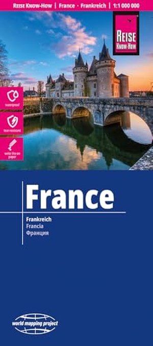 Reise Know-How Landkarte Frankreich | France (1:1.000.000) - reiß- und wasserfest (world mapping project). Reise Know-How Rump GmbH, 2026.