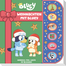 Bluey - Weihnachten mit Bluey - Soundbuch mit Fühlleiste und 6 Geräuschen für Kinder ab 3 Jahren