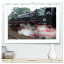 Unter Dampf - Dampflokromantik (hochwertiger Premium Wandkalender 2025 DIN A2 quer), Kunstdruck in Hochglanz