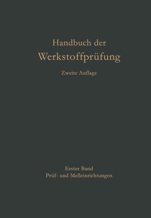 Amedick, E. / Berthold, Rudolf et al. Prüf- und Meßeinrichtungen. Springer Berlin Heidelberg, 1958.