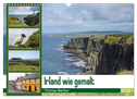 Irland wie gemalt (Wandkalender 2024 DIN A3 quer), CALVENDO Monatskalender