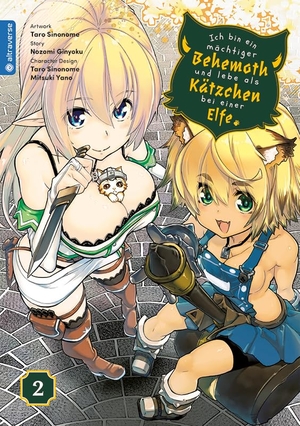 Ginyoku, Nozomi / Sinonome, Taro et al. Ich bin ein mächtiger Behemoth und lebe als Kätzchen bei einer Elfe 02. Altraverse GmbH, 2022.