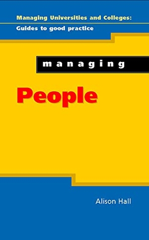 Hall. Managing People. McGraw-Hill Publishing Company, 2003.