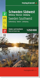 freytag & berndt Straßenkarte Schweden Südwest 1:250.000