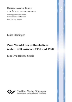 Heininger, Luisa. Zum Wandel des Stillverhaltens in der BRD zwischen 1950 und 1990. Cuvillier, 2014.