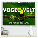 Vogelwelt - Die Könige der Lüfte. (hochwertiger Premium Wandkalender 2024 DIN A2 quer), Kunstdruck in Hochglanz