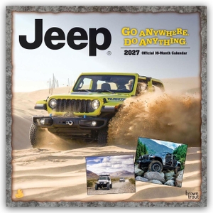 Publishers, Browntrout. Jeep 2027 - 16-Monatskalender - Original BrownTrout-Kalender [Mehrsprachig] [Kalender]. Browntrout Verlags GmbH, 2026.