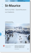 272S St-Maurice Schneesportkarte