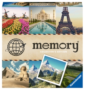 Hurter, William H.. Ravensburger Collectors' memory® Schönste Reiseziele - 27379 - Das weltbekannte Gedächtnisspiel mit wunderschönen Bildern von Traumorten, ein besonderes memory® und eine tolle Inspiration für Reiselustige. Ravensburger Spieleverlag, 2022.