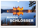 Burgen und Schlösser (Wandkalender 2025 DIN A4 quer), CALVENDO Monatskalender