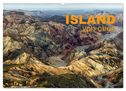 Island von oben (Wandkalender 2025 DIN A2 quer), CALVENDO Monatskalender
