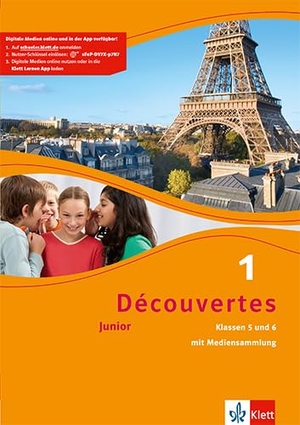 Découvertes Junior. 1 Cahier d'activités mit Audio-CD (MP3 für PC). Klasse 5. Klett Ernst /Schulbuch, 2012.