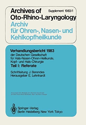 Teil I: Referate. Springer Berlin Heidelberg, 1983.