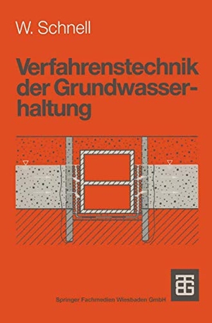 Schnell, Wolfgang. Verfahrenstechnik der Grundwasserhaltung. Vieweg+Teubner Verlag, 1991.