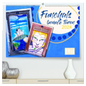 Funchals bemalte Türe (hochwertiger Premium Wandkalender 2024 DIN A2 quer), Kunstdruck in Hochglanz