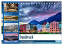 Innsbruck - Capital of the Alps (Tischkalender 2024 DIN A5 quer), CALVENDO Monatskalender