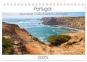 Portugal - Traumküste Costa Vicentina und Lagos (Tischkalender 2025 DIN A5 quer), CALVENDO Monatskalender
