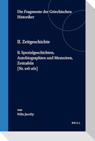 II. Zeitgeschichte, B. Spezialgeschichten, Autobiographien Und Memoiren, Zeittafeln [Nr. 106-261]