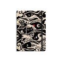 matabooks - Nachhaltiges A5 Notizbuch/Tagebuch/Bullet Journal/Schreibheft/Notebook aus Süßgraspapier - Nari Farbe: Lino Black (punktiert)