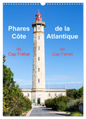 Phares de la Côte Atlantique du Cap Fréhel au Cap Ferret (Calendrier mural 2024 DIN A3 horizontal), CALVENDO calendrier mensuel