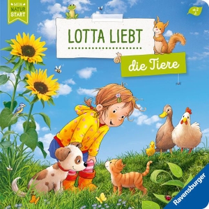 Grimm, Sandra. Lotta liebt die Tiere - Sach-Bilderbuch über Tiere ab 2 Jahre, Kinderbuch ab 2 Jahre, Sachwissen, Pappbilderbuch. Ravensburger Verlag, 2024.