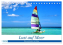 Lust auf Meer - Wasserfreuden in Kuba (Tischkalender 2024 DIN A5 quer), CALVENDO Monatskalender