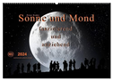 Sonne und Mond - faszinierend und anziehend (Wandkalender 2024 DIN A2 quer), CALVENDO Monatskalender