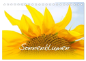 Sonnenblumen - die Blumen der Lebensfreude (Tischkalender 2024 DIN A5 quer), CALVENDO Monatskalender