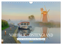 Norfolk - Ostengland: Von der Nordseeküste durch das Marschland (Wandkalender 2024 DIN A4 quer), CALVENDO Monatskalender
