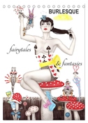 Burlesque fairytales & fantasies Burlesque Märchen (Tischkalender 2024 DIN A5 hoch), CALVENDO Monatskalender