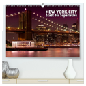 NEW YORK CITY Stadt der Superlative (hochwertiger Premium Wandkalender 2024 DIN A2 quer), Kunstdruck in Hochglanz