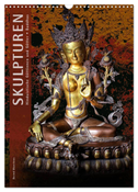 SKULPTUREN Hinduistische Göttinnen und Götter ¿ Buddhas (Wandkalender 2024 DIN A3 hoch), CALVENDO Monatskalender