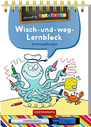 Carstens, Birgitt. Wisch-und-weg-Lernblock - Schwungübungen. Coppenrath, 2022.