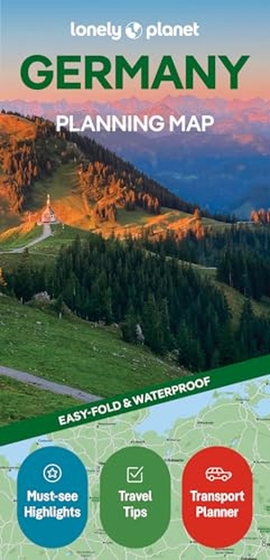 Lonely Planet. Lonely Planet Germany Planning Map. Lonely Planet Publications, 2026.