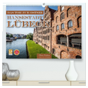 Lübeck - Das Tor zur Ostsee (hochwertiger Premium Wandkalender 2024 DIN A2 quer), Kunstdruck in Hochglanz