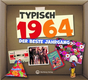 Wartberg Verlag (Hrsg.). Typisch 1964 - Der beste Jahrgang - Jahrgangsbuch zum 60. Geburtstag - Das perfekte Geschenk zum runden Geburtstag - Fotos, Texte, Erinnerungen. Wartberg Verlag, 2023.