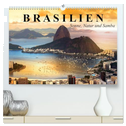 Brasilien. Sonne, Natur und Samba (hochwertiger Premium Wandkalender 2025 DIN A2 quer), Kunstdruck in Hochglanz