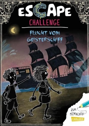 Tielmann, Christian. Escape-Buch für Grundschulkinder: Escape Challenge: Flucht vom Geisterschiff - Das Escape-Mitmach-Buch für alle Exit-Fans ab 8 Jahren | Rätseln und Knobeln für Fans von Escape-Abenteuern ab 8 Jahren. Carlsen Verlag GmbH, 2024.