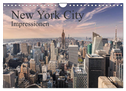 New York City Impressionen (Wandkalender 2025 DIN A4 quer), CALVENDO Monatskalender