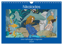 Nikaïades (Calendrier mural 2024 DIN A4 vertical), CALVENDO calendrier mensuel