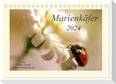 Marienkäfer / 2024 (Tischkalender 2024 DIN A5 quer), CALVENDO Monatskalender