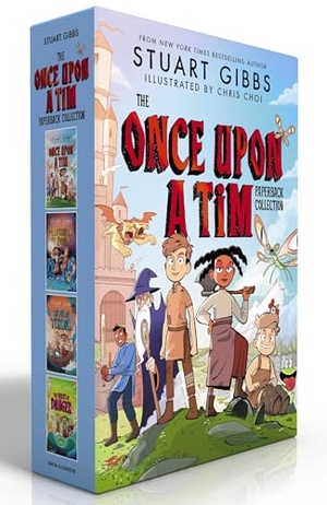 Gibbs, Stuart. The Once Upon a Tim Paperback Collection (Boxed Set) - Once Upon a Tim; The Labyrinth of Doom; The Sea of Terror; The Quest of Danger. Simon & Schuster Books for Young Readers, 2025.