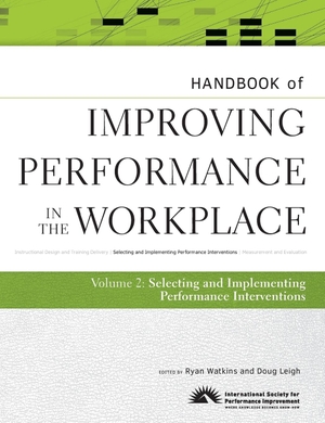 Ispi / Leigh et al. Handbook Improving Perf Wkplac. John Wiley & Sons, 2009.