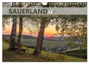 Sauerland - Land der tausend Berge (Wandkalender 2025 DIN A4 quer), CALVENDO Monatskalender