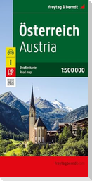 Österreich, Straßenkarte 1:500.000, freytag & berndt