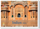 Indien 2024 Tempel, Tiger und Paläste (Tischkalender 2024 DIN A5 quer), CALVENDO Monatskalender