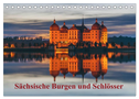 Sächsische Burgen und Schlösser (Tischkalender 2025 DIN A5 quer), CALVENDO Monatskalender