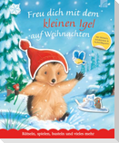 Freu dich mit dem kleinen Igel auf Weihnachten